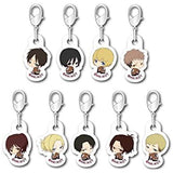 Survey Corps Bocchi-kun Nano Acrylic Charm Set 9 Character Set Attack on Titan Charm [USED]