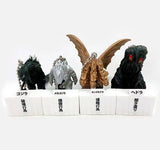 All 4 Types Set Godzilla Toho Monster Press Conference Key Ring [USED]