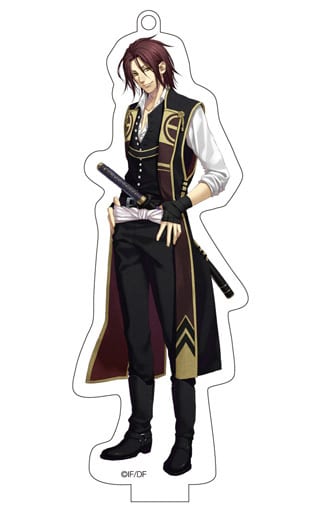 Sanosuke Harada Hakuoki: Shinkai Otomate Character Acrylic Keychain Collection Hakuoki Shin Kai Vol.2 Vol.2 Key Ring [USED]