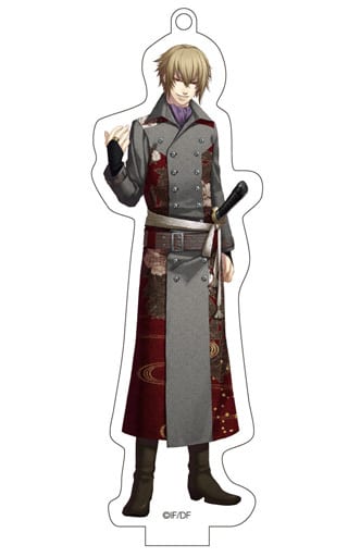 Chikage Kazama Hakuoki: Shinkai Otomate Character Acrylic Keychain Collection Hakuoki Shin Kai Vol.2 Vol.2 Key Ring [USED]