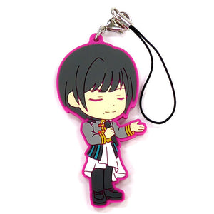 Souichirou Shinonome THE iDOLM@STER SideM Ichiban Kuji First Live Encore!! Rubber Charm Kyun Chara Illustrations Prize J Key Ring [USED]