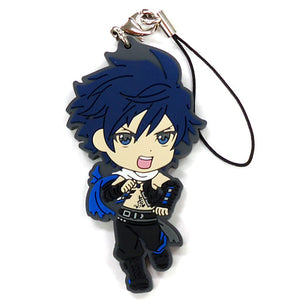 Takeru Taiga THE iDOLM@STER SideM Ichiban Kuji First Live Encore!! Rubber Charm Kyun Chara Illustrations Prize J Key Ring [USED]