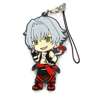 Kizaki Ren THE iDOLM@STER SideM Ichiban Kuji First Live Encore!! Rubber Charm Kyun Chara Illustrations Prize J Key Ring [USED]