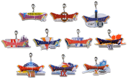 Dragon Quest Metal Charm Collection Museum Limited A New Adventure Journey for the Heroes All 10 Types Set Charm [USED]
