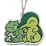 Cyndaquil & Substitute Pokemon Acrylic Charm Collection Poke Parure no Migawari Pokemon Center Limited Key Ring  [USED]