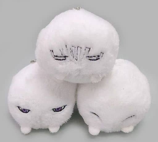 Moja, etc. The Morose Mononokean Mojamoja Mascot Key Chain All 3 Types Set Key Ring [USED]