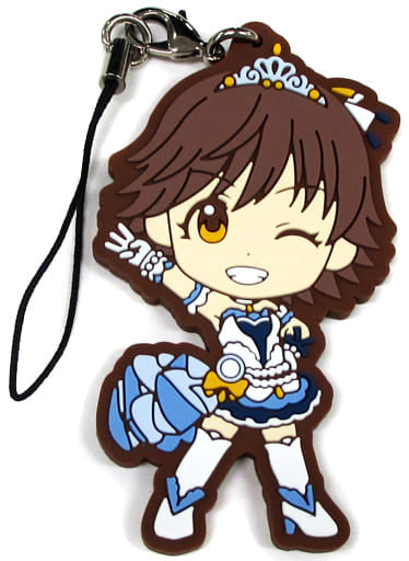 Mio Honda THE iDOLM@STER Cinderella Girls Ichiban Kuji Cinderella's Summer! Rubber Charm Kyun Chara Illustrations Prize E Key Ring [USED]