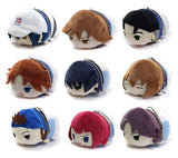 All 9 Types Set The New Prince of Tennis Mochi Mochi Mascot vol.1 Key Ring [USED]