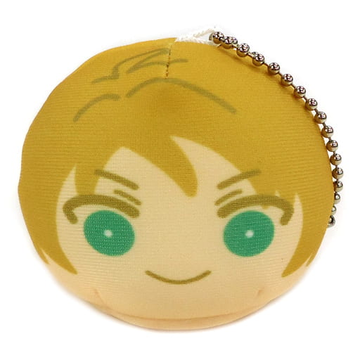 Makoto Yuuki Without Glasses Ver. Ensemble Stars! Omanjuu Niginigi Mascot 1 Bunkyodo Animega Limited Box Purchase Privilege Key Ring [USED]