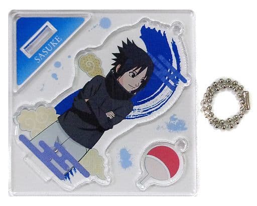 Sasuke Uchiha Naruto: Shippuden Acrylic Key Chain With Stand Itachi Shinden Hen Light & Darkness in J-World Tokyo Limited Key Ring [USED]