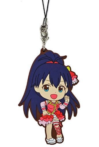 Hibiki Ganaha THE iDOLM@STER: Platinum Stars Ichiban Kuji Rubber Charm Kyun Chara Illustrations Prize E Key Ring [USED]