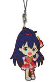 Hibiki Ganaha THE iDOLM@STER: Platinum Stars Ichiban Kuji Rubber Charm Kyun Chara Illustrations Prize E Key Ring [USED]