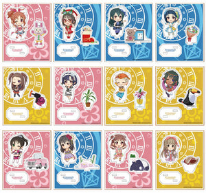 All 12 Types Set The Idolmaster Cinderella Girls Acrylic Character Collection Petit Vol.1 Acrylic Stand [USED]