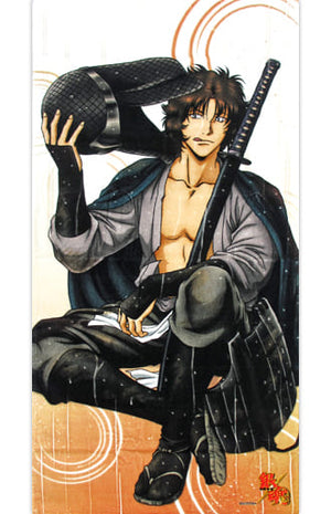 Sakamoto Tatsuma Ezo Shishi Age Big Towel Gintama Towel [USED]