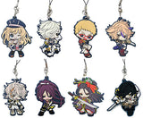 All 8 Types Set Touken Ranbu -ONLINE- Capsule Rubber Mascot Vol.6 Key Ring [USED]