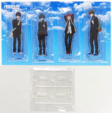 Haruka & Makoto & Asahi & Ikuya Acrylic Stand Set (4 Types Set) High Speed! Free! Starting Days Loppi Limited Advance Ticket Benefits Acrylic Stand [USED]