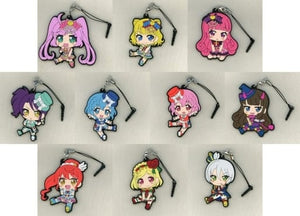 All 10 Types Set PriPara 2nd season Petanko Trading Rubber Strap Key Ring [USED]