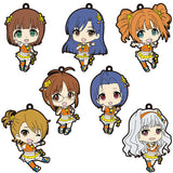 All 7 Types Set The Idolmaster Platinum Stars Traiding Rubber Mascot SIDE A Key Ring [USED]