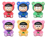 All 6 Types Set Purishu Osomatsu-san Trading Mini Figure Strap Kumamatsu ver Key Ring [USED]