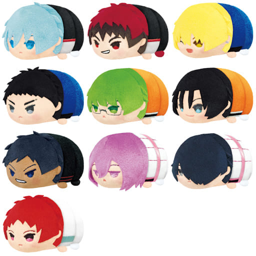 Tetsuya Kuroko, etc. Kuroko's Basketball Mochimochi Mascot All 10 Types Set Key Ring [USED]