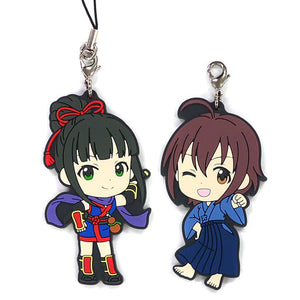 Ayame Hamaguchi Wakiyama Tamami THE iDOLM@STER Cinderella Girls Ichiban Kuji Premium Part4 Rubber Strap 346 Production Ver. Kyun Chara Illustrations Prize I Key Ring [USED]