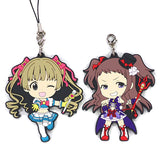 Chika Yokoyama Rena Koseki THE iDOLM@STER Cinderella Girls Ichiban Kuji Premium Part4 Rubber Strap 346 Production Ver. Kyun Chara Illustrations Prize I Key Ring [USED]