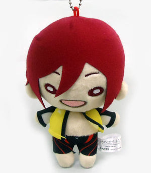 Matsuoka Rin Jersey Nitotan Plush Toy with Ball Chain High Speed! Free! Starting Days Bunkyodo Animega Limited Plush Toys [USED]