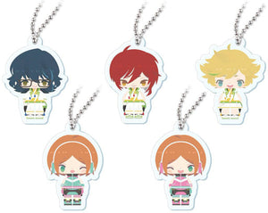 All 5 Types Set Koedaraizu A Acrylic Keychain Collection Ensemble Stars! Vol.5 Key Ring [USED]