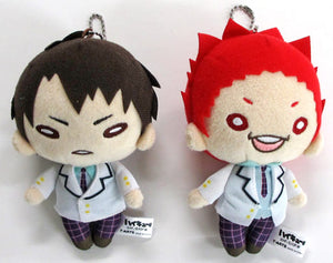 Ushijima & Tendo Nitotan Ball Chain Plush Set 2 Set Haikyu!! Jump Festa 2017 Goods Key Ring [USED]