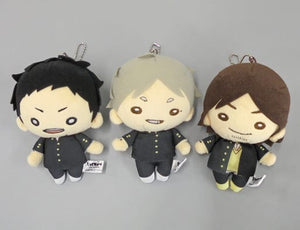 Sawamura & Sugawara & Azumane Set Nitotan Plush Set with Ball Chain 3 Pieces Haikyu !! Jump Festa 2017 Goods Plush Toys [USED]