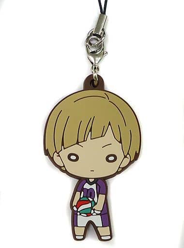 Shirabu Kenjiro Haikyu!! Nitotan Shiratorizawa Academy High School Rubber Mascot Jump Festa 2017 Limited Key Ring [USED]