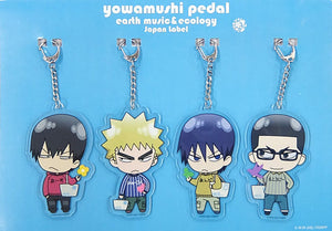 Gathering Acrylic Keychain Set 4 Set Yowamushi Pedal xearth music&ecology Japan Label Acrylic Keychain Set 2 Key Ring [USED]