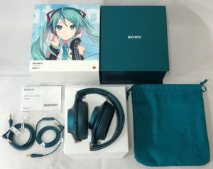 Hatsune Miku Model h.ear on(MDR-100A) Headphone VOCALOID Headphones [USED]