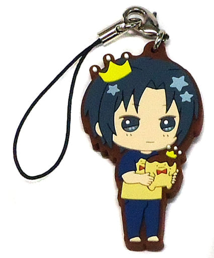 Iori Izumi IDOLiSH7 Ichiban Kuji Shuyakuda! King Pudding Rubber Charm Prize O Key Ring [USED]