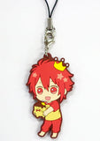 Riku Nanase IDOLiSH7 Ichiban Kuji Shuyakuda! King Pudding Rubber Charm Prize O Key Ring [USED]