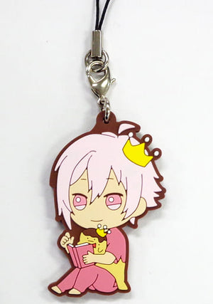 Tenn Kujo IDOLiSH7 Ichiban Kuji Shuyakuda! King Pudding Rubber Charm Prize O Key Ring [USED]