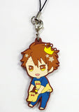 Ryunosuke Tsunashi IDOLiSH7 Ichiban Kuji Shuyakuda! King Pudding Rubber Charm Prize O Key Ring [USED]