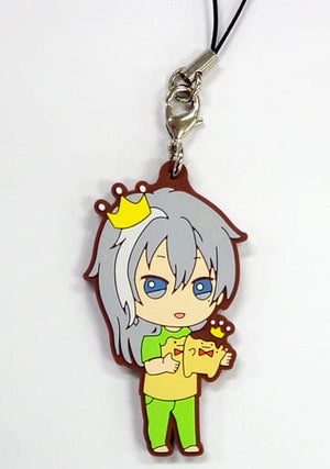 Yuki IDOLiSH7 Ichiban Kuji Shuyakuda! King Pudding Rubber Charm Prize O Key Ring [USED]