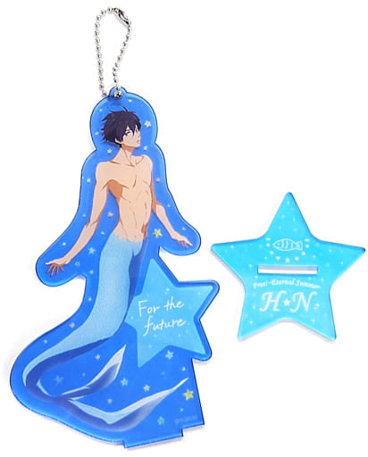 Haruka Nanase Type B Free! - Eternal Summer Stand Acrylic Charm Kyoani Shop Limited Key Ring [USED]