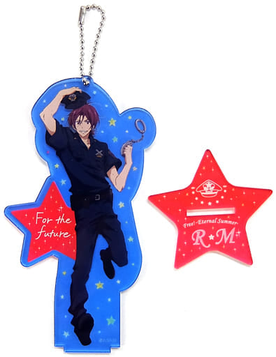 Rin Matsuoka Free! - Eternal Summer Stand Acrylic Charm Kyoani Shop Limited Key Ring [USED]