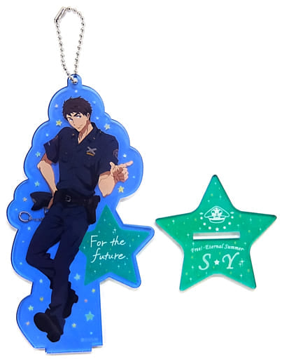 Sousuke Yamazaki Free! - Eternal Summer Stand Acrylic Charm Kyoani Shop Limited Key Ring [USED]
