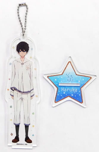 Haruka Nanase High Speed! Free! Starting Days Stand Acrylic Charm Kyoani Shop Limited Key Ring [USED]