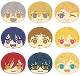 All 9 Typs Set Ensemble Stars! Omanju Nigi Nigi Mascot Chibi 4 Key Ring [USED]