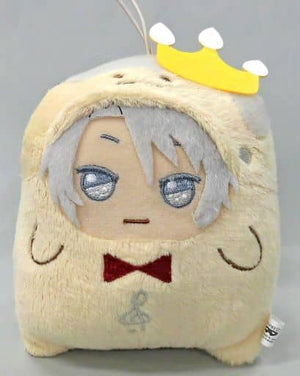 Gaku Yaotome IDOLiSH7 Ichiban Kuji Shuyakuda! King Pudding Kigurumi Kiradol Mascot Prize I Key Ring [USED]