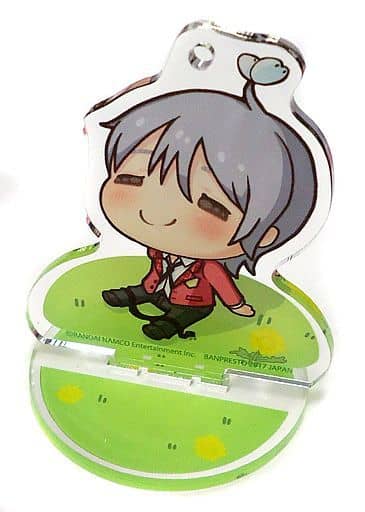 Natsuki Sakaki THE iDOLM@STER SideM Ichiban Kuji Memorial Acrylic Stand with Key Chain Mojishi Lease Poya Prize C Key Ring [USED]