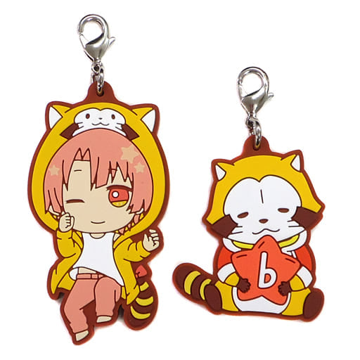Mitsuki Izumi IDOLiSH7 Ichiban Kuji Rascalish Seven Issho ni Oyasumi Time Rubber Mascot Kiradol Prize A Key Ring [USED]