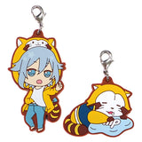 Tamaki Yotsuba IDOLiSH7 Ichiban Kuji Rascalish Seven Issho ni Oyasumi Time Rubber Mascot Kiradol Prize A Key Ring [USED]