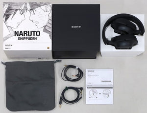 Naruto VS Sasuke Final Battle Commemorative Model Stereo Headphones h.ear on MDR-100A Naruto Shippuden x h.ear x WALKMAN Sony Store Limited Other-Goods [USED]