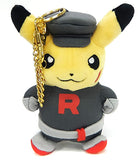 Team Member Pretend Pikachu Team Rocket Mascot Pokemon Pokemon Center Limited Key Ring  [USED]