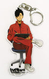 7.Kuroo Tetsuro Acrylic Keychain Haikyu !! Anime Original Drawing Exhibition Final Set Key Ring [USED]